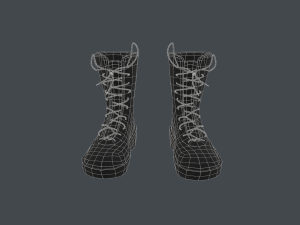 Military Boots 3D Model