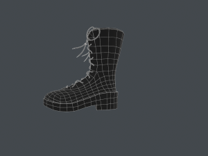 Military Boots 3D Model