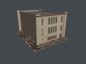 Abandoned Building 1 Model 3D