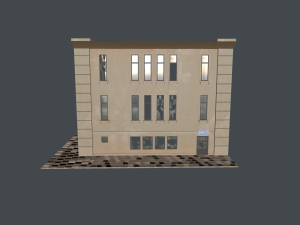 Abandoned Building 1 Model 3D
