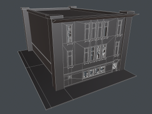 Abandoned Building 1 Model 3D