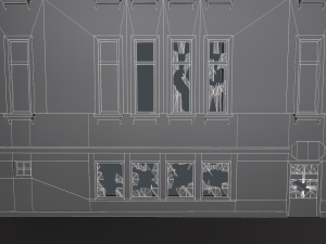 Abandoned Building 1 Model 3D