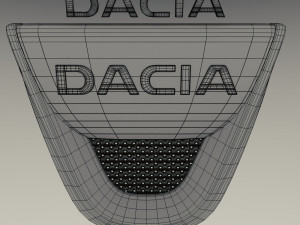 dacia logo 3D 模型