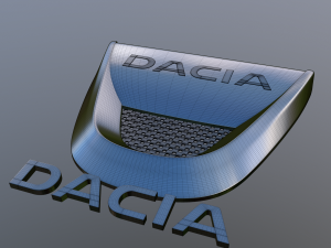 dacia logo 3D 模型