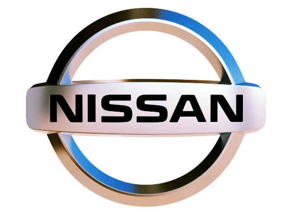 nissan logo 3D Model .c4d .max .obj .3ds .fbx .stl .blend 