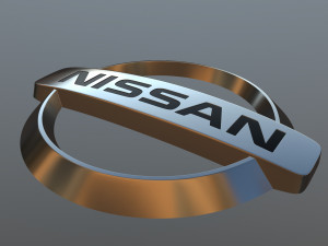 nissan logo 3D Модель