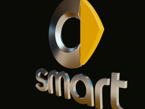 smart logo 3Dモデル