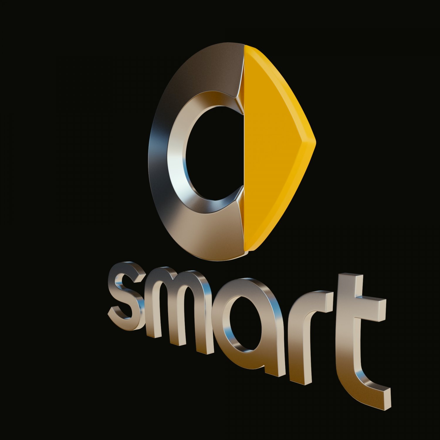 smart logo 3D-Modell in Autoteile 3DExport