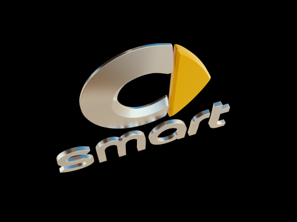 smart logo 3D Model in Parts of auto 3DExport