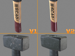 Pbr Club Hammer 3D 모델