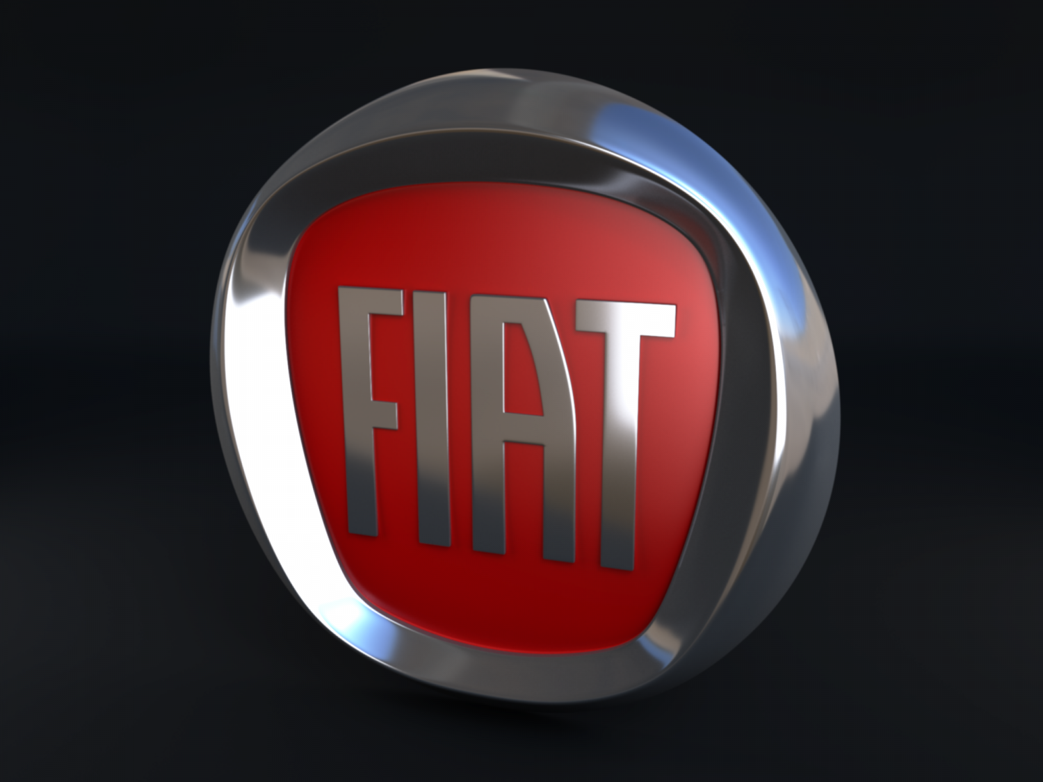 STL file fiat logo 2 🚗・3D print object to download・Cults