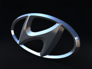 Hyundai Logo 3Dモデル