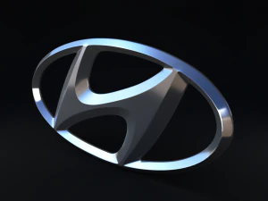 Hyundai Logo 3D Model