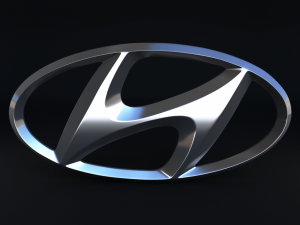 Hyundai Logo Modèle 3D
