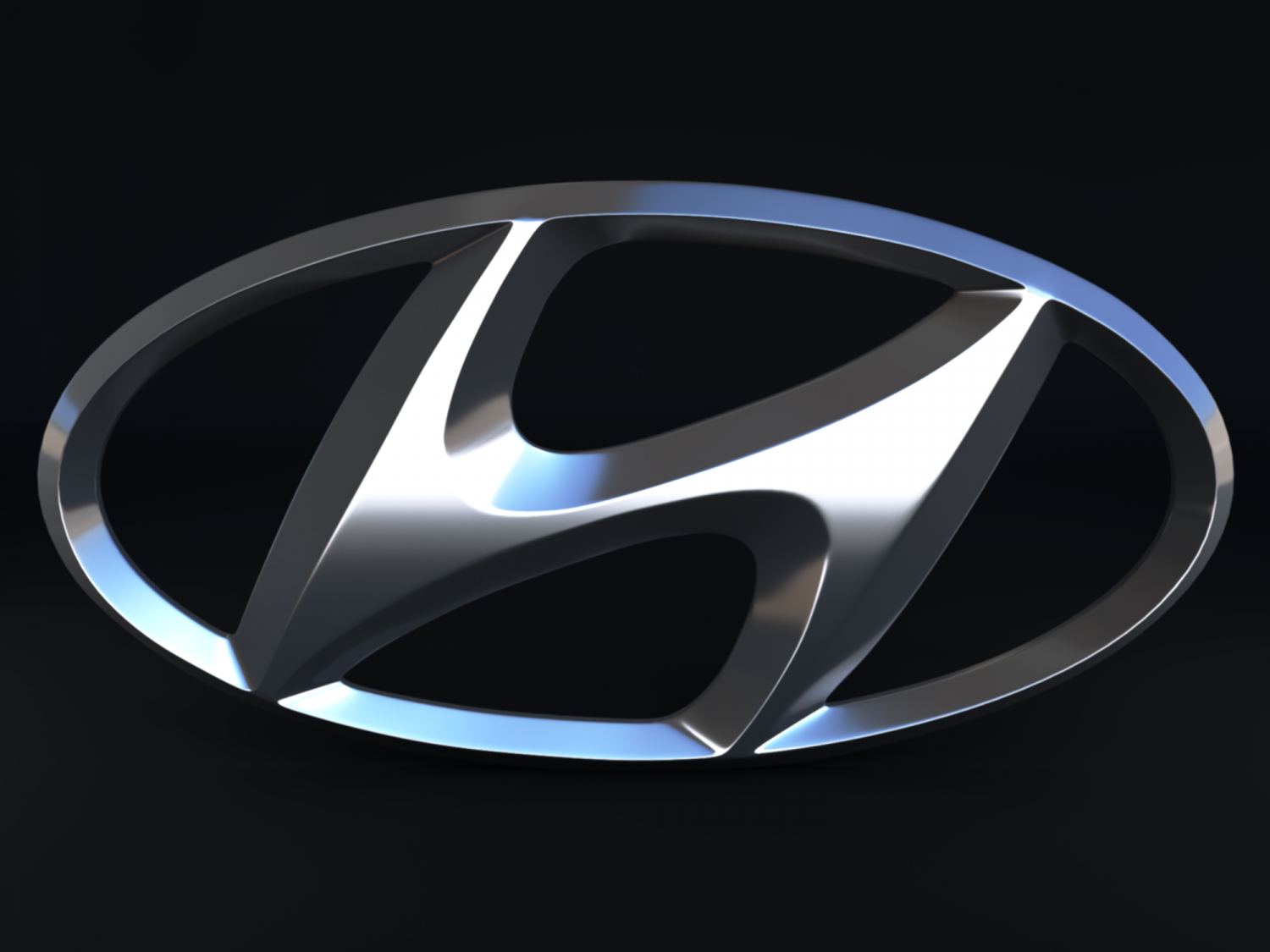 Hyundai Logo 3D  in  3DExport