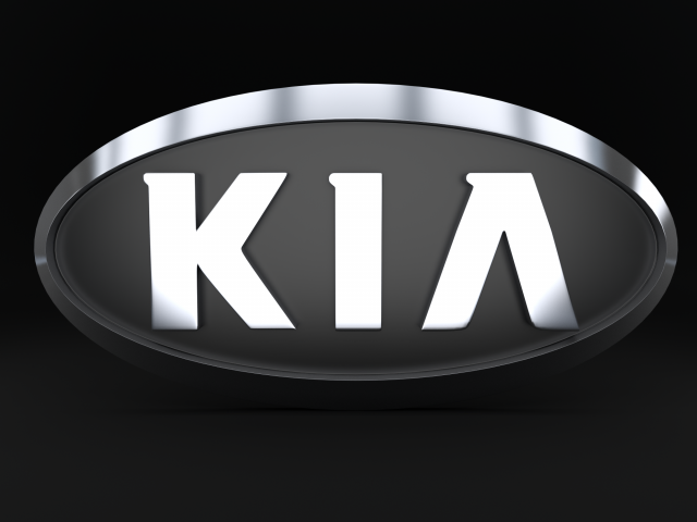 Kia Logo 3D Модель .c4d .max .obj .3ds .fbx .stl .blend 