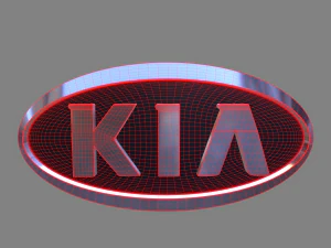 Kia Logo 3D Model