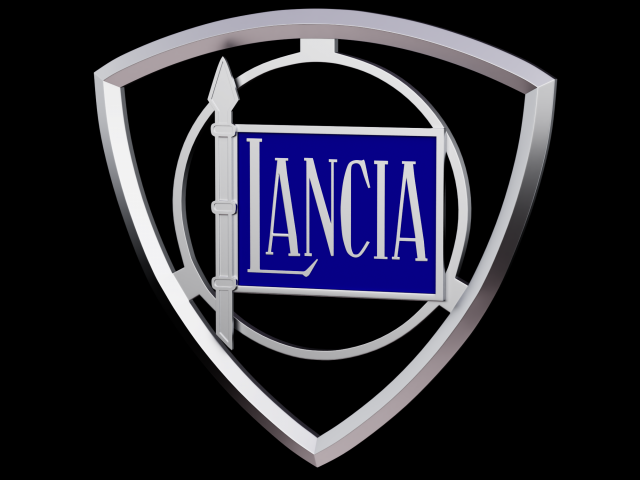Lancia Logo 3D Model in Parts of auto 3DExport