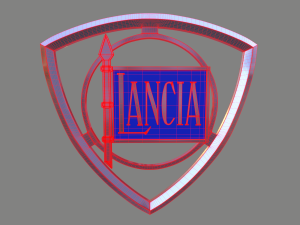 Lancia Logo Modello 3D