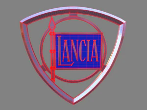 Lancia Logo 3D Model