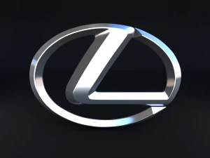 Logo Lexus Modello 3D