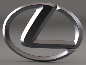 Lexus Logo 3D Model
