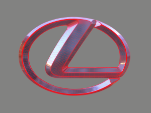 Lexus Logo 3D Model