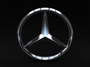 Mercedes Logo 3D Model
