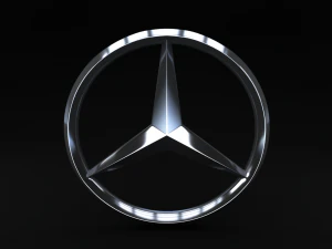 Logo Mercedes Model 3D