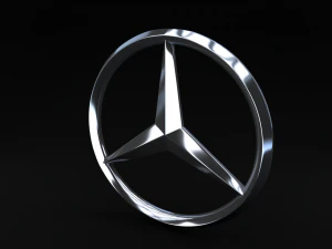 Mercedes Logo 3D Model