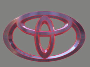 Toyota Logo 3Dモデル