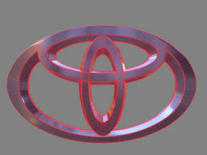 Toyota Logo 3D Model