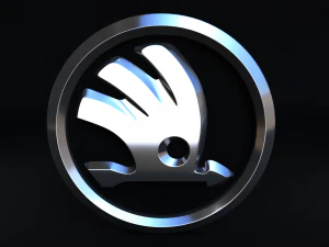 Skoda 2011 Logo 3D Model