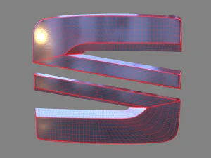 Seat Logo 3D Model
