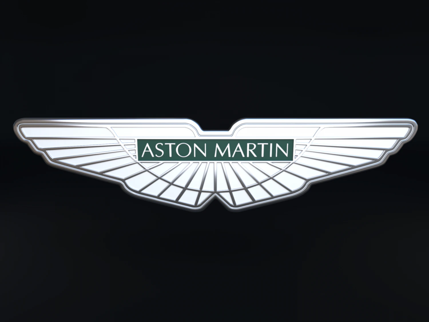 Aston Martin Logo 3D Model .c4d .max .obj .3ds .fbx .stl .blend 
