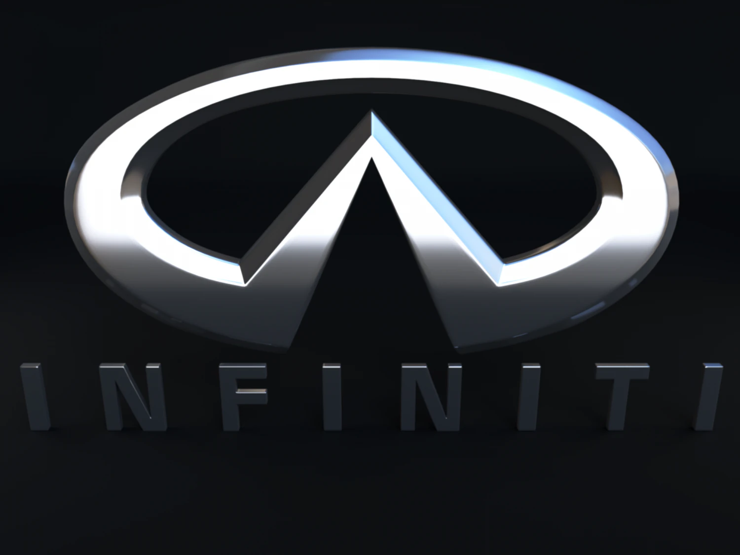 Infiniti Logo 3D Model .c4d .max .obj .3ds .fbx .stl .blend 