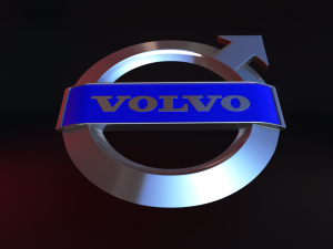 Volvo Logo Modelo 3D