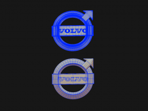 Volvo Logo Modelo 3D