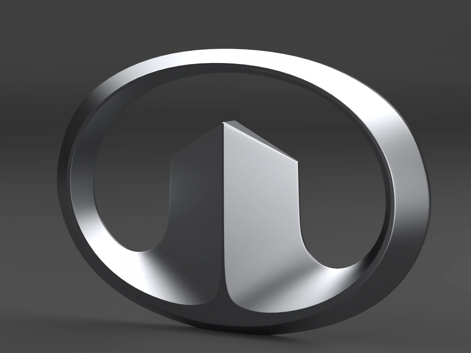GreatWall Logo 3D Model .c4d .max .obj .3ds .fbx .stl .blend 