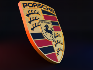 Porsche Logo Model 3D