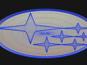 Subaru Logo Model 3D