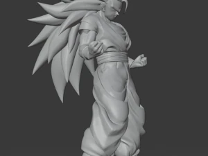 goku ssj3 ultra high poly stl 3D Print Model