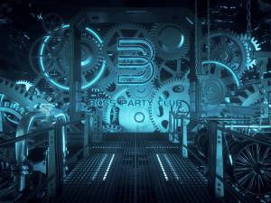 steampunk gear factory 3D Model