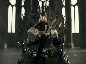 c4d octane rendermiddle ages game of thrones church castle knight 3D Model