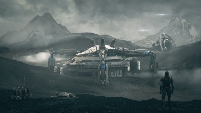 c4d octane outer space science fiction scene alien planet barren 3D Model .c4d .max .obj .3ds .fbx .stl .blend 