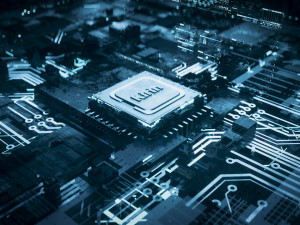 c4d octane cpu chip core capacitance scifi circuit board 3D-Modell