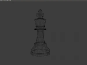 chess king 3D Model