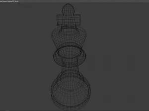 chess king 3D Model