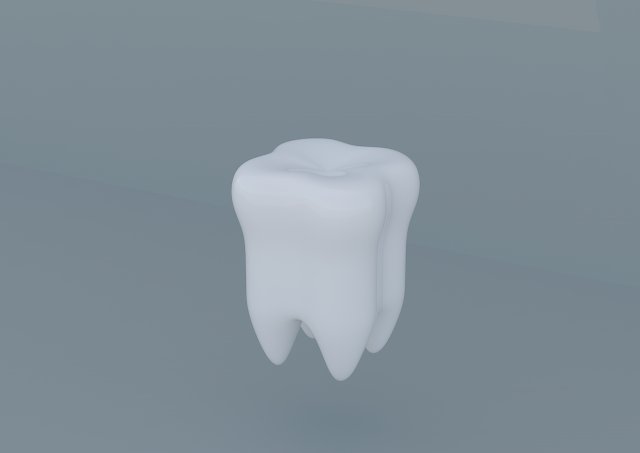 tooth 3D Модель .c4d .max .obj .3ds .fbx .stl .blend 