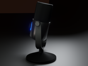 microphone Modello 3D